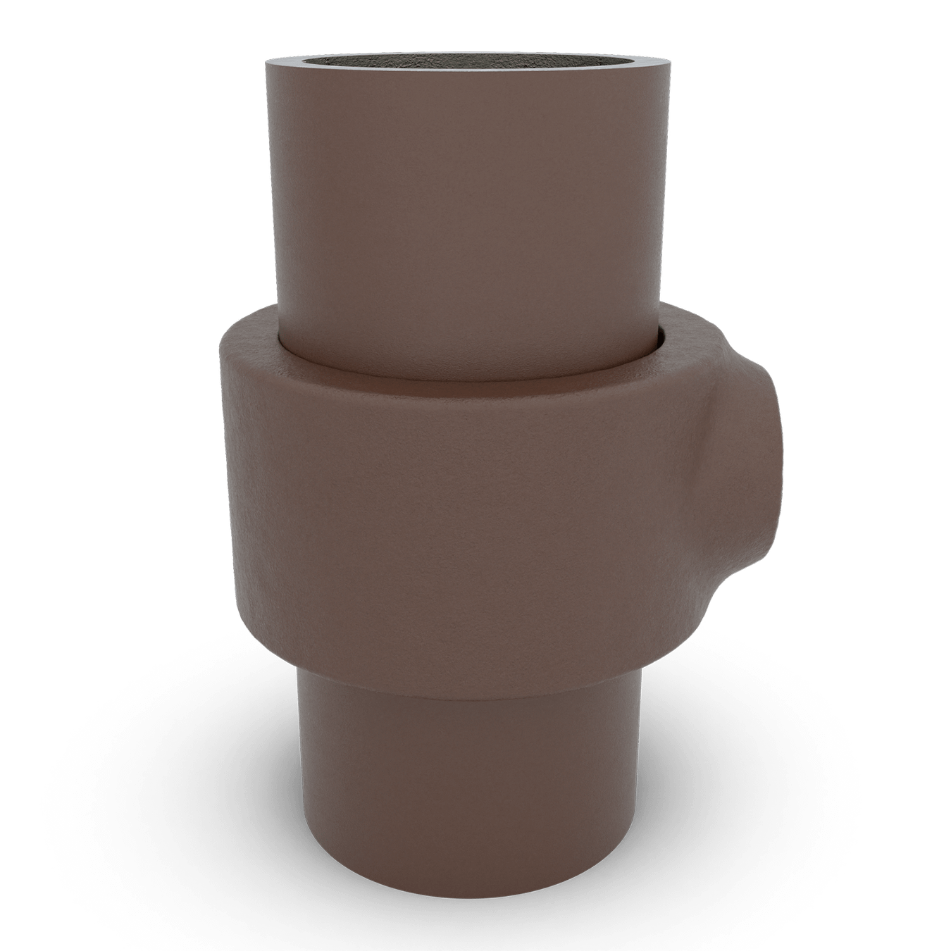 Buiskoppeling Borgring - vintage bruin-B / 26,9 mm